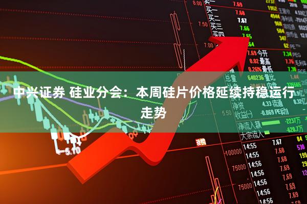 中兴证券 硅业分会：本周硅片价格延续持稳运行走势